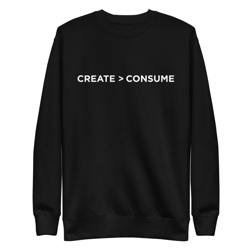 Create > Consume Classic Crewneck