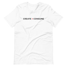 Load image into Gallery viewer, Create &gt; Consume Classic Tee

