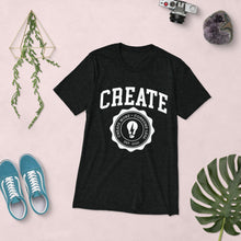 Load image into Gallery viewer, Create Varsity, Tri Blend Butter Soft Tee
