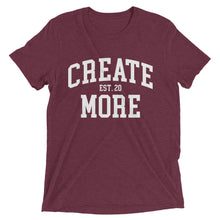 Load image into Gallery viewer, Create More Classic, Tri-Blend Butter Soft Tee
