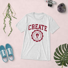 Load image into Gallery viewer, Create Varsity Lite, Try Blend Butter Soft Tee
